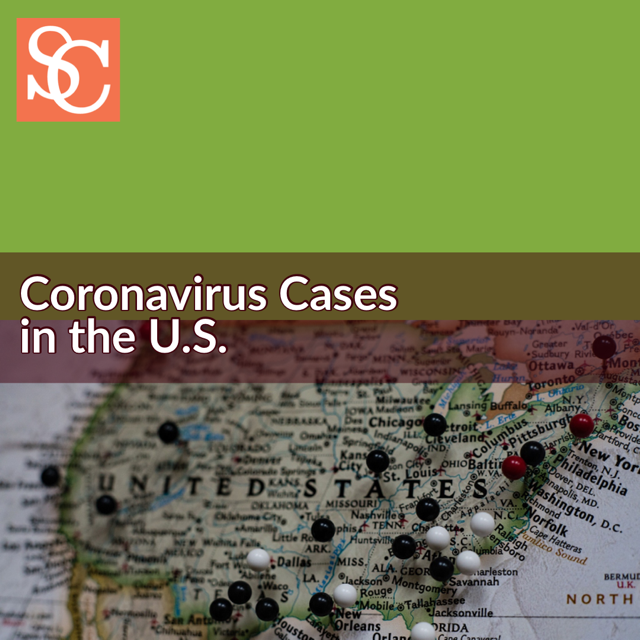 COVID coronavirus  cases in US