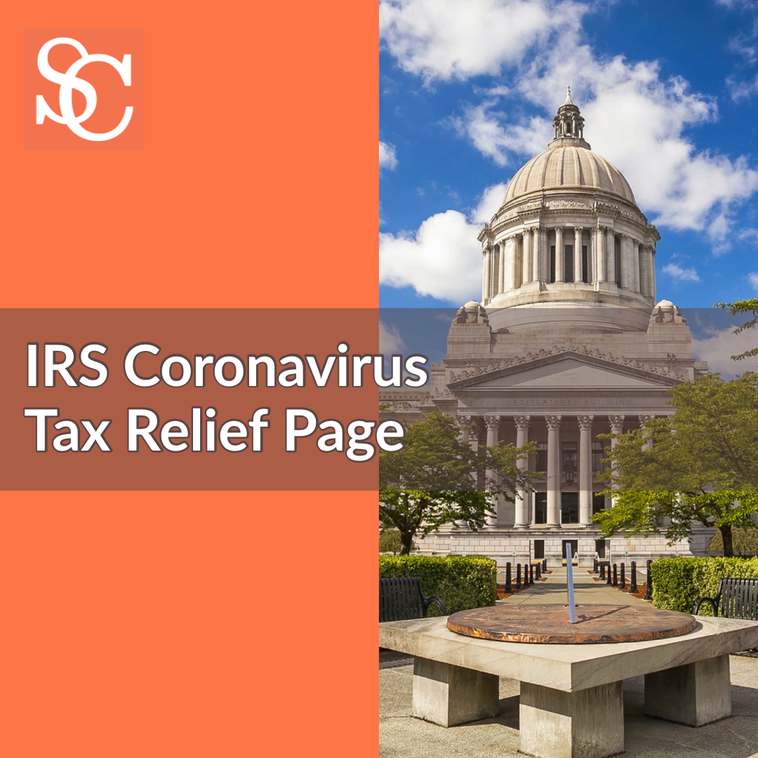IRS Coronavirus Tax Relief Page